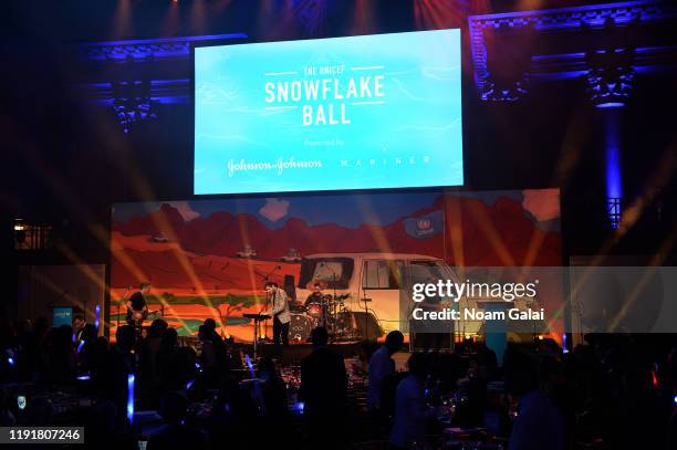 Performs on stage at during 15th Annual UNICEF Snowflake Ball 2019 at Cipriani Wall Street on December 03, 2019 in New York City.