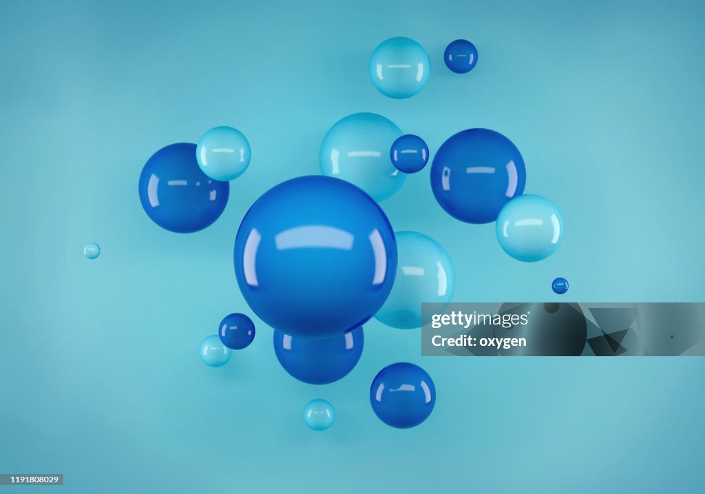 Realistic Sphere Examples Abstract Geometric Realistic Spheres Shape Scene 3d Rendering High-Res ...