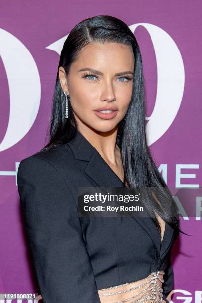 Adriana Lima attends the 2019 FN Achievement Awards at IAC Building on December 03, 2019 in New York City.