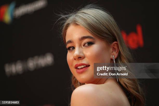 Asha Boswarva attends the 2019 AACTA Awards Presented by Foxtel at The Star on December 04, 2019 in Sydney, Australia.