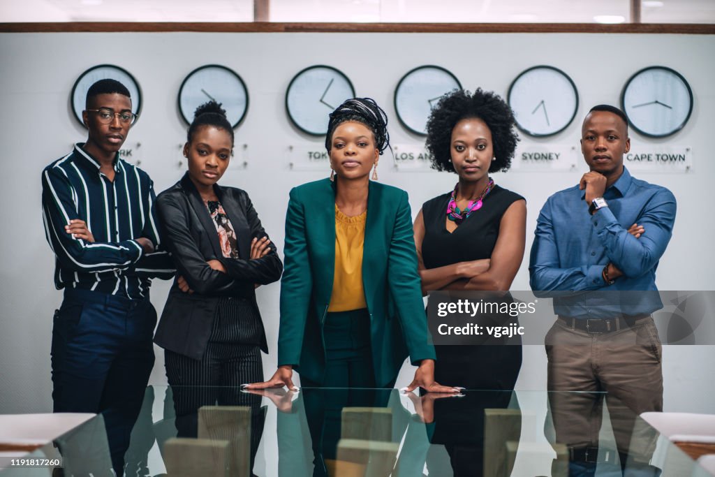 Portrait Of Young Business Team