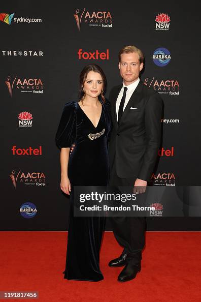 Sam Reed Girlfriend Philippa Northeast and Sam Reid attend the 2019 AACTA Awards... News ...