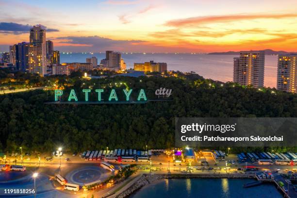 pattaya city, thailand - strand pattaya stock-fotos und bilder