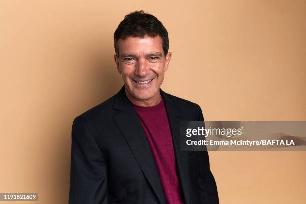 Antonio Banderas poses for a portrait at the 2020 BAFTA Tea Party on January 04, 2020 in Beverly Hills, California.