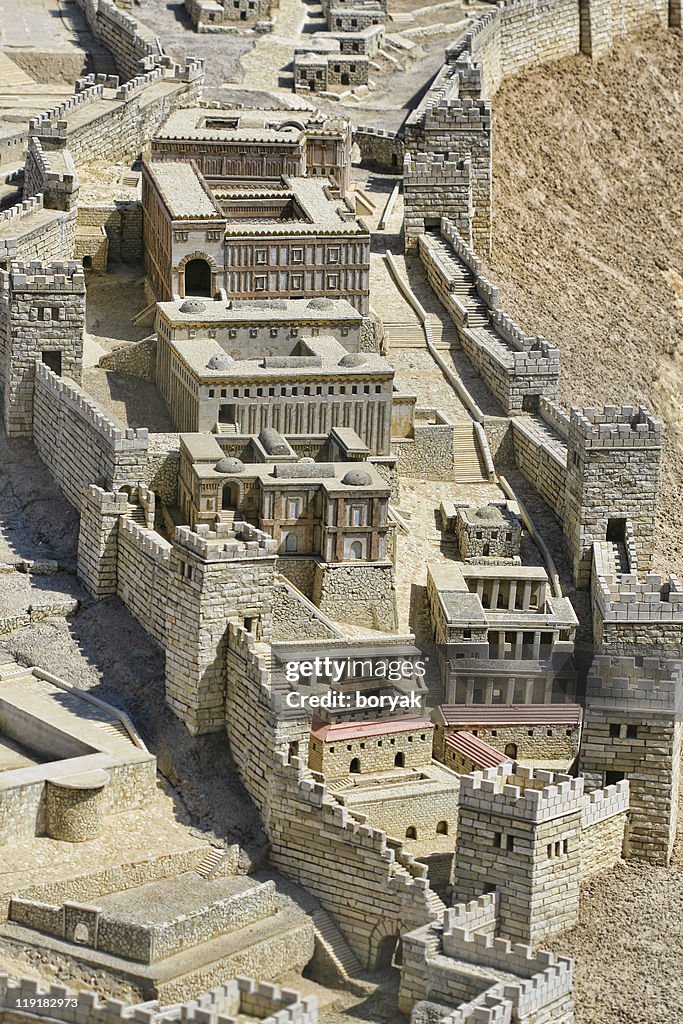 Jerusalem Holyland model - The City of David