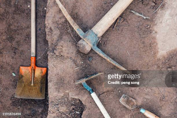 archaeological excavations - archaeology stock pictures, royalty-free photos & images