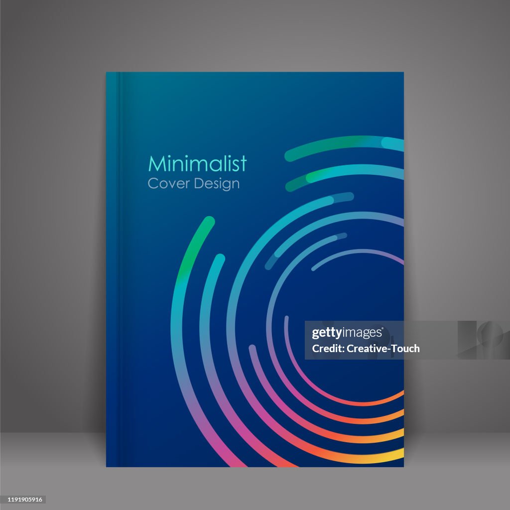 Minimalistisches Cover-Design