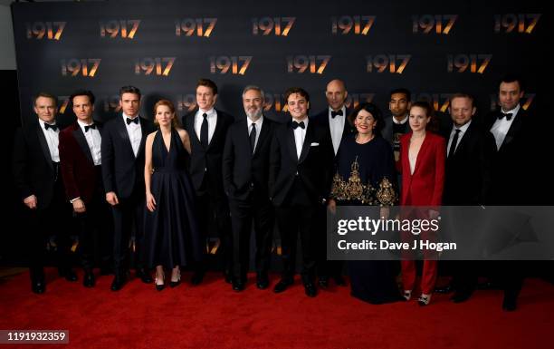 Cast members including Jamie Parker, Andrew Scott, Krysty Wilson-Cairns, Richard Madden, George MacKay, Sam Mendes, Dean-Charles Chapman, Mark...