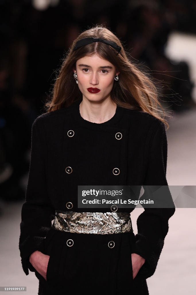 Chanel Metiers D'Art 2019-2020 : Runway At Le Grand Palais In Paris