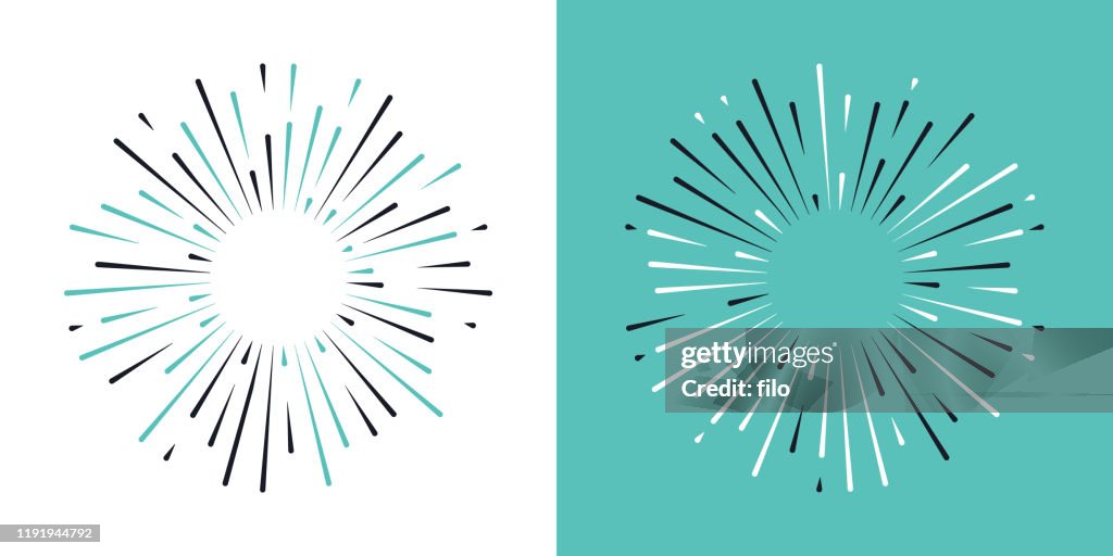 Starburst Blast Design Elemente