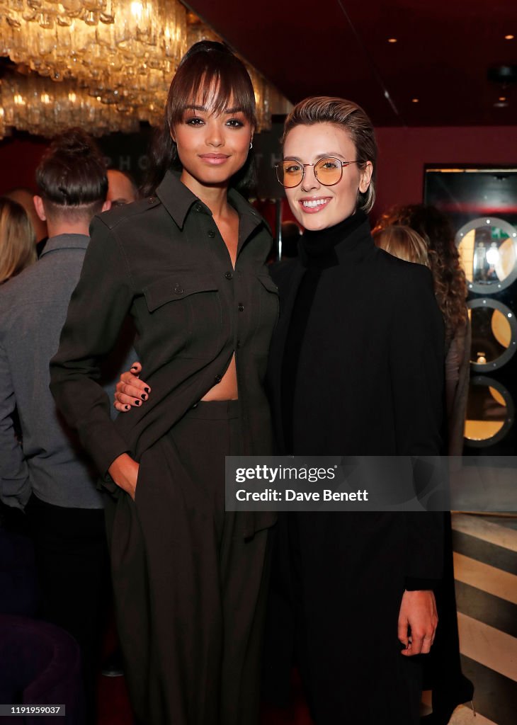 Ella Balinska and Wallis Day attend a private screening of 'Charlie's