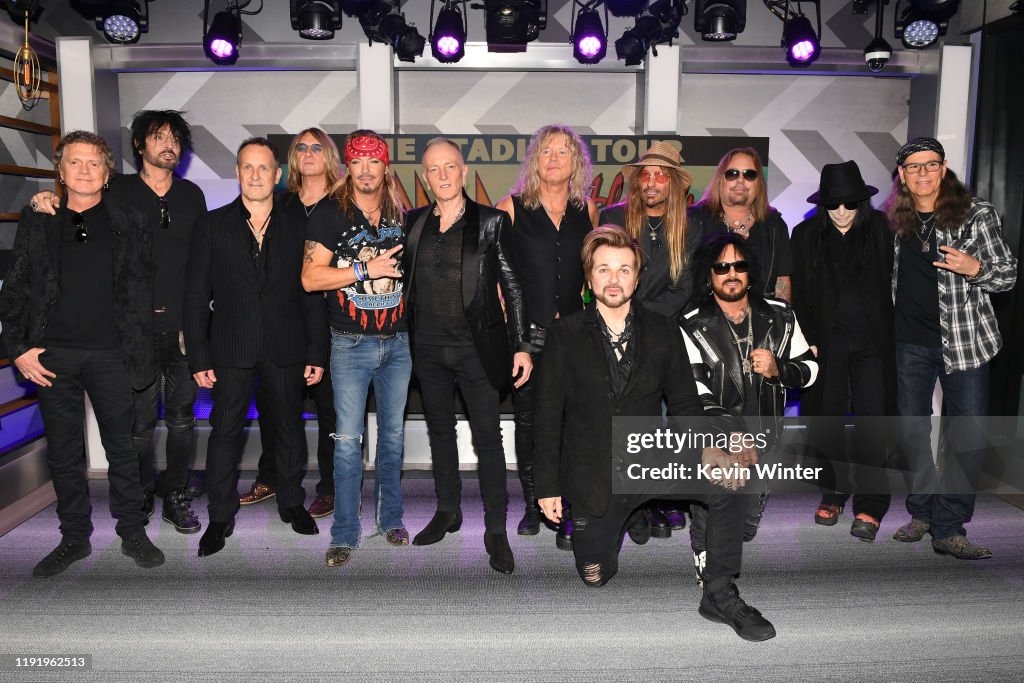 Press Conference With Mötley Crüe, Def Leppard And Poison Announcing 2020 Stadium Tour