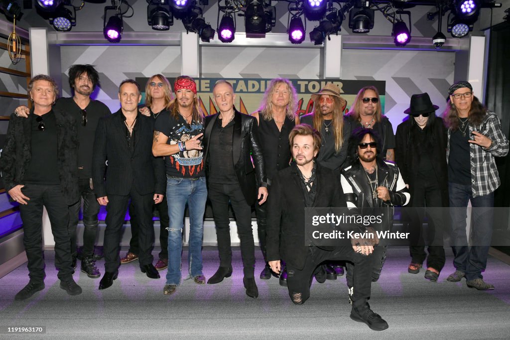 Press Conference With Mötley Crüe, Def Leppard And Poison Announcing 2020 Stadium Tour
