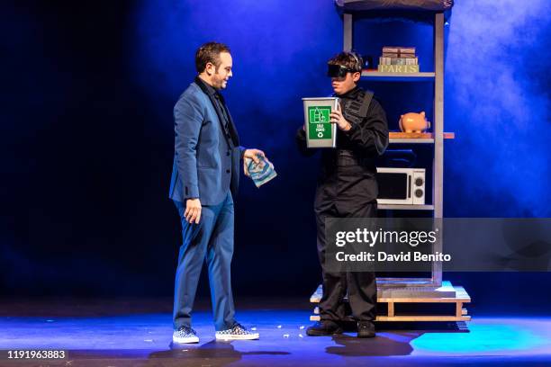 Spanish Magician Jorge Blass pesents his show ‘Invencion' at Teatro Marquina on December 04, 2016 in Madrid, Spain