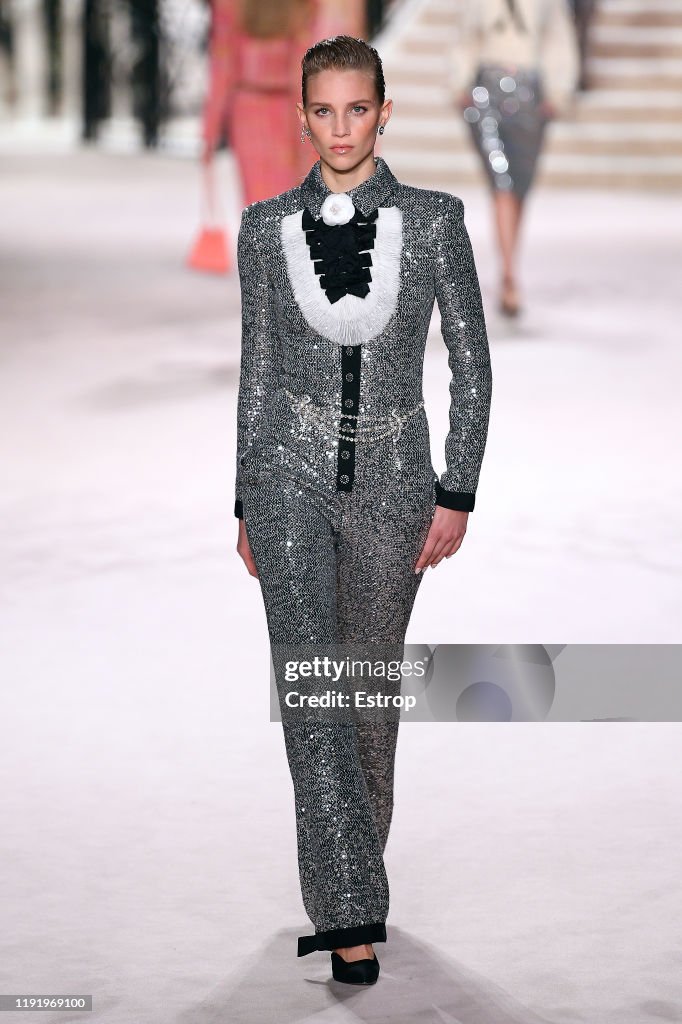 Chanel Metiers D'Art 2019-2020 : Runway At Le Grand Palais In Paris