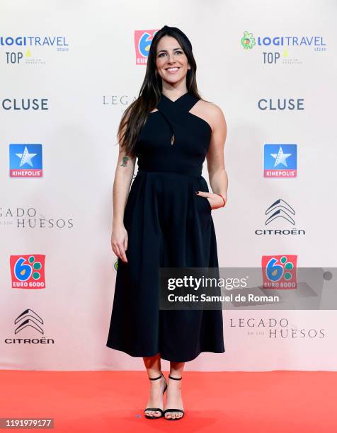 Spanish actress Irene Junquera attends "Legado En Los Huesos" Madrid Premiere on December 04, 2019 in Madrid, Spain.