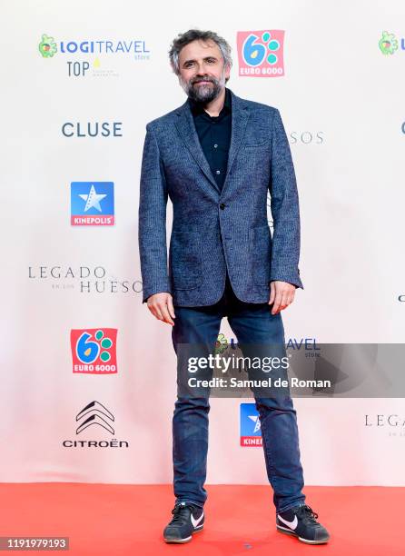 Spanish director Pau Durá attends "Legado En Los Huesos" Madrid Premiere on December 04, 2019 in Madrid, Spain.