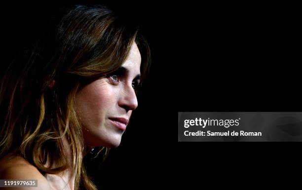 Spanish actress Marta Etura attends "Legado En Los Huesos" Madrid Premiere on December 04, 2019 in Madrid, Spain.