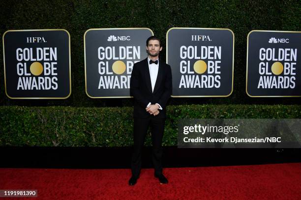 77th ANNUAL GOLDEN GLOBE AWARDS -- Pictured: David Corenswet arrives to the 77th Annual Golden Globe Awards held at the Beverly Hilton Hotel on...