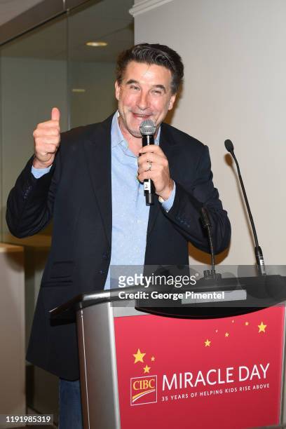Billy Baldwin attends The 35th Anniversary Of CIBC Miracle Day to lend a hand to raise millions for kids in need held at CIBC Headquarters December...