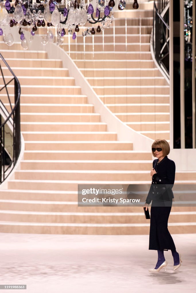 Chanel Metiers D'Art 2019-2020 : Front Row At Le Grand Palais