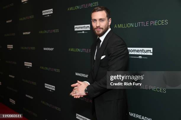 Aaron Taylor-Johnson attends the special screening of Momentum Pictures' "A Million Little Pieces" at The London Hotel on December 04, 2019 in West...