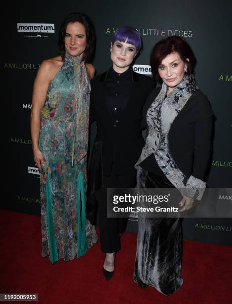 Juliette Lewis, Kelly Osbourne and Sharon Osbourne attend the special screening of Momentum Pictures' "A Million Little Pieces" at The London Hotel...