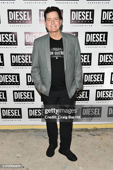 Charlie Sheen attends as DIESEL celebrates the exclusive launch of