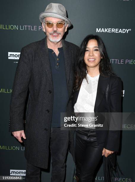 Billy Bob Thornton and Connie Angland arrives at the "A Million Little Pieces" at The London Hotel on December 04, 2019 in West Hollywood, California.