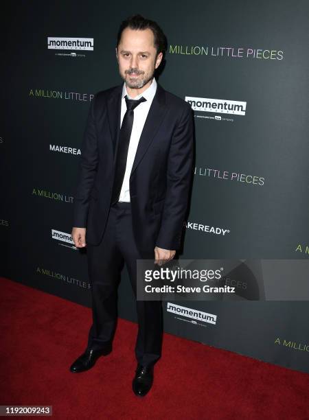 Giovanni Ribisi arrives at the "A Million Little Pieces" at The London Hotel on December 04, 2019 in West Hollywood, California.