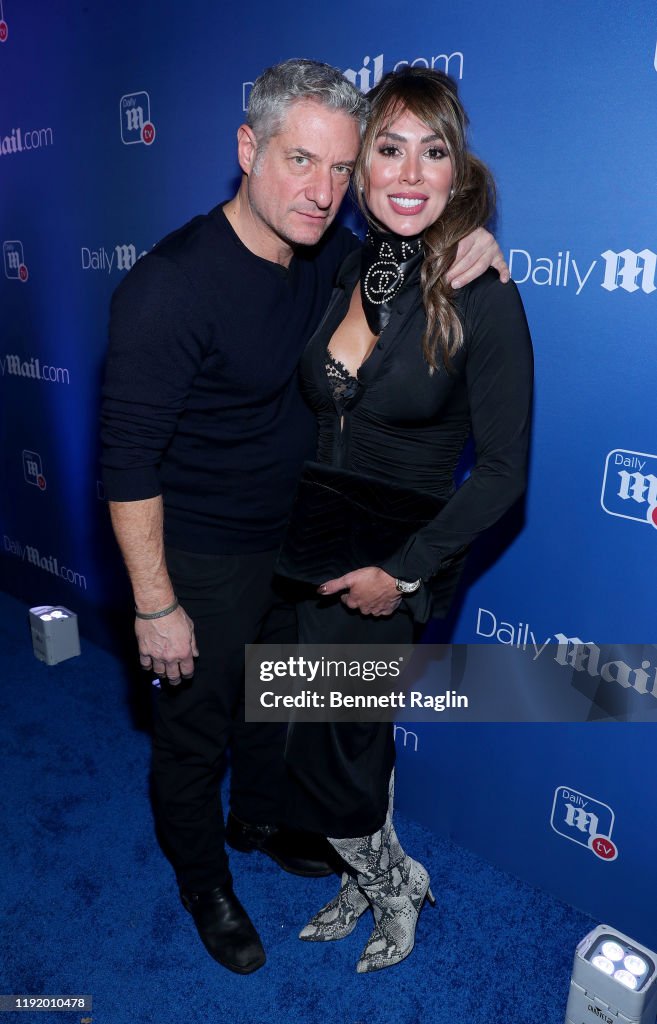 Rick Leventhal and Kelly Dodd attend the DailyMail.com and... News