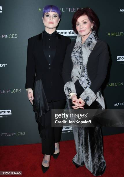 Kelly Osbourne and Sharon Osbourne attend the Special Screening Of Momentum Pictures' "A Million Little Pieces" at The London Hotel on December 04,...