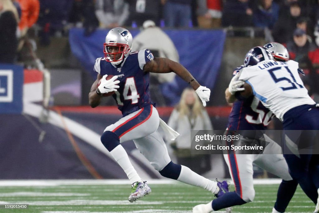 NFL: JAN 04 AFC Wild Card - Titans at Patriots