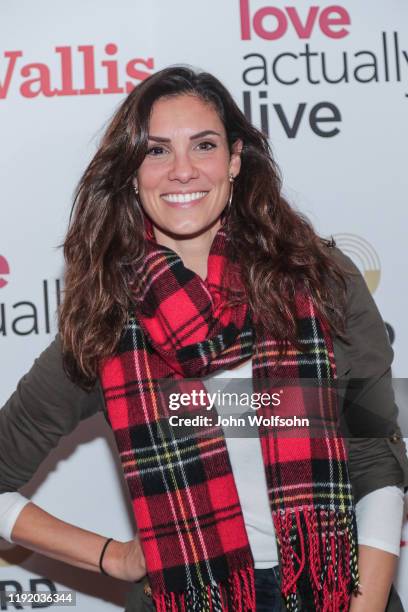 Daniela Ruah attends the opening night of "Love Actually Live" at Wallis Annenberg Center for the Performing Arts on December 04, 2019 in Beverly...