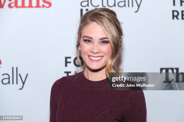 Kim Matula attends the opening night of "Love Actually Live" at Wallis Annenberg Center for the Performing Arts on December 04, 2019 in Beverly...
