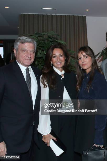 Chief Executive Officer of LVMH Fashion Group Sidney Toledano, his wife Katia Toledano and their daughter Julia Toledano attend the Gala evening of...