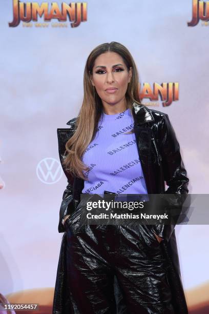 Senna Gammour at the Berlin premiere of JUMANJI: THE NEXT LEVEL at Sony Center on December 04, 2019 in Berlin, Germany.