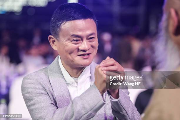 Founder of Alibaba Group Jack Ma present at the 'Ma Yun Rural Teachers and Headmasters Prize' awards show on January 6th, 2020 in Sanya , Hainan...