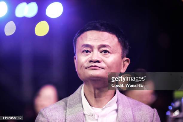 Founder of Alibaba Group Jack Ma present at the 'Ma Yun Rural Teachers and Headmasters Prize' awards show on January 6th, 2020 in Sanya , Hainan...