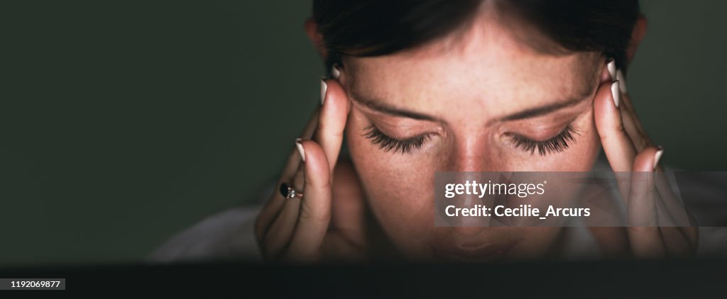 This headache is starting to worsen