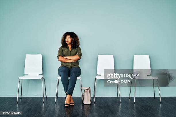 pre interview nervousness can be quite normal - sitting stock pictures, royalty-free photos & images