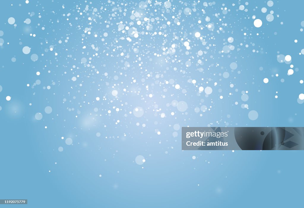 Winterschnee geplatzt