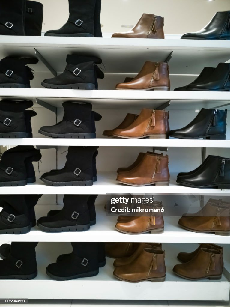Women's footwear In Shopping Mall