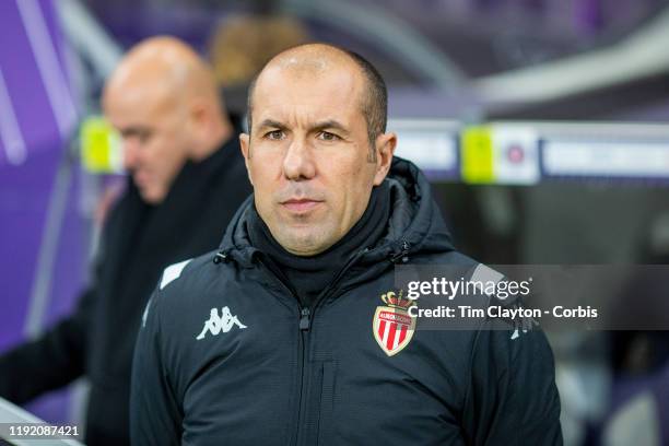 December 04: Leonardo Jardim, head coach of Monaco, on the sideline during the Toulouse FC V AS Monaco, French Ligue 1 regular season match at the...