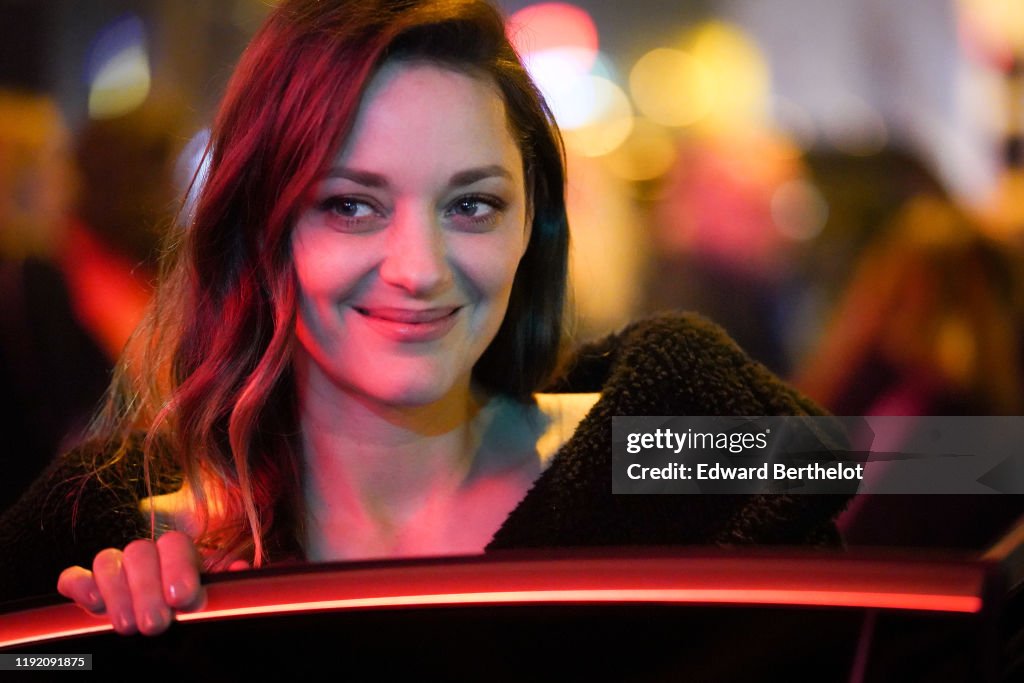 Actress Marion Cotillard is seen, during the Chanel Metiers d'art