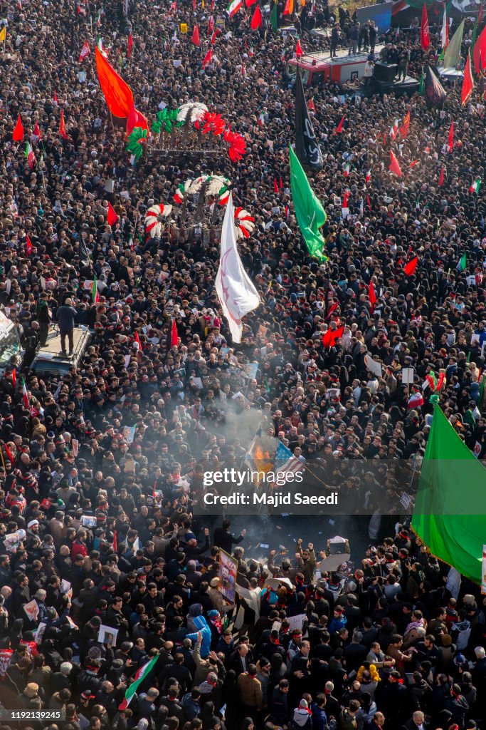 Funeral Held For Maj. Gen. Qassim Suleimani And Others Killed By U.S. Strike