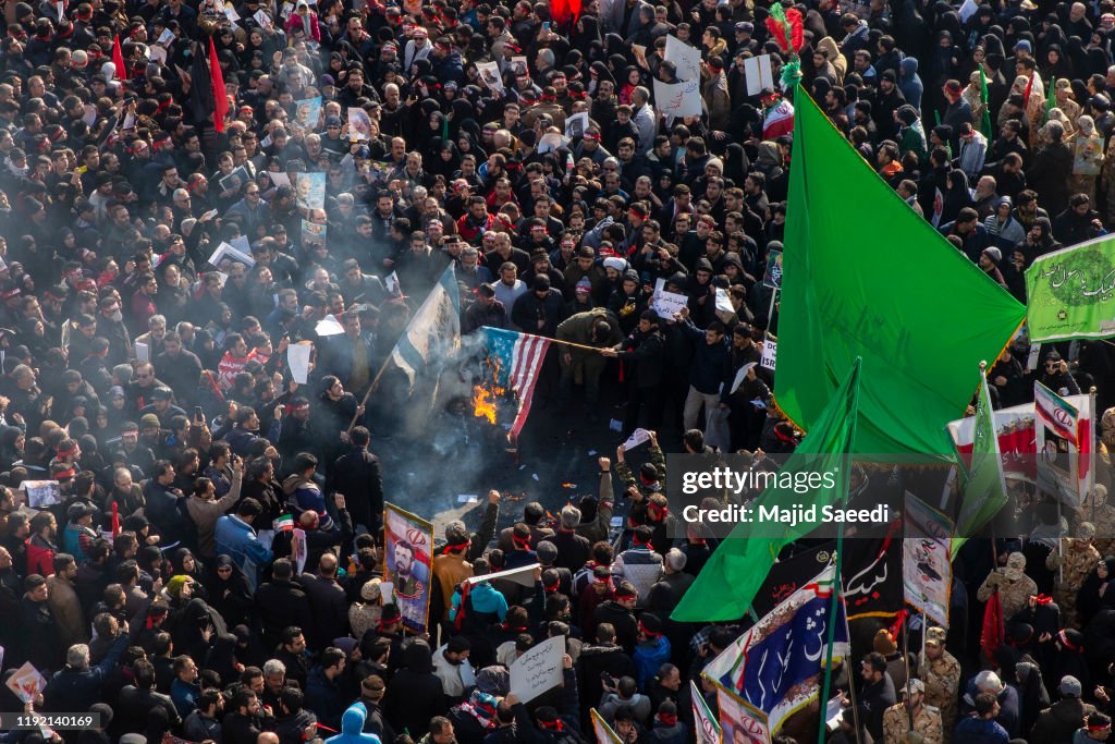 Funeral Held For Maj. Gen. Qassim Suleimani And Others Killed By U.S. Strike