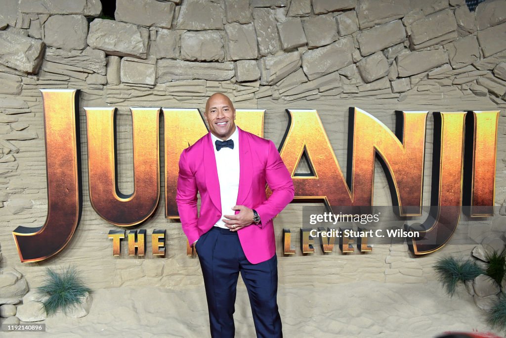 "Jumanji: The Next Level" UK Film Premiere - Red Carpet Arrivals