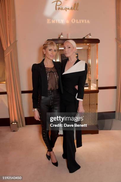 Lady Emily Compton and Olivia Buckingham attend the launch of the Pragnell collection created in collaboration with Lady Emily Compton and Olivia...