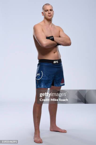 Stefan Struve of Netherlands poses for a portrait during a UFC photo session on December 4, 2019 in Washington, DC.